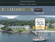 Tablet Screenshot of barharborinn.com